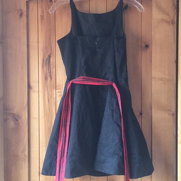 Polo Ralph Lauren black tartan tie dress - Picture 4 of 7
